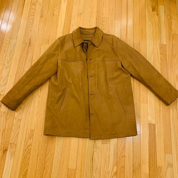 Vintage Eddie Bauer Calf Leather Field Jacket - Picture 1 of 14